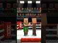 minecraft boxing match #minecraft #shorts