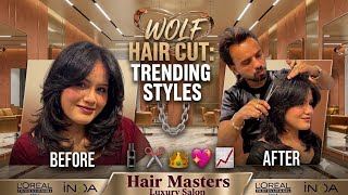 nsform your look with the ultimate Wolf Cut Hair Transformation! ✂️✨