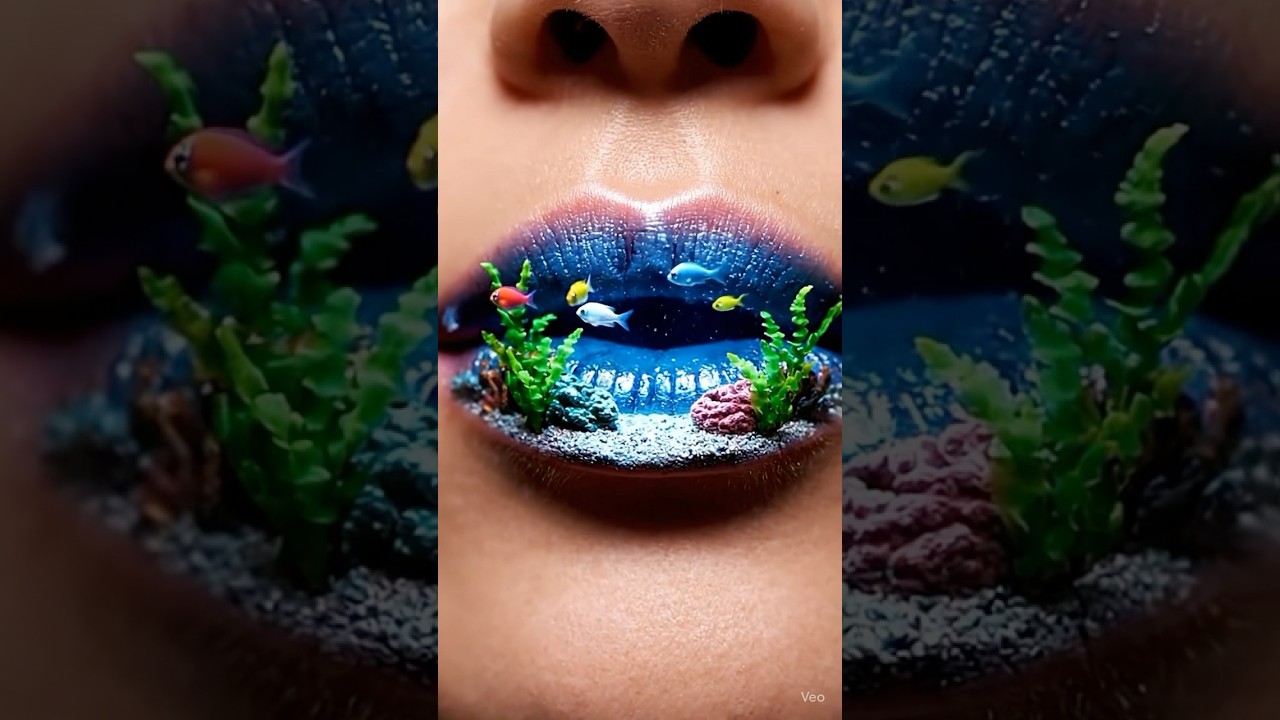 AQUARIUM LIPSTICK ASMR 