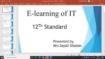 Inserting Audio in Webpage# Advanced Web Designing#12th Std