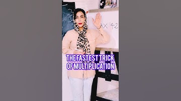 Exciting math; solving two-digit multiplicationin math in the shortest time #education #shorts #easy