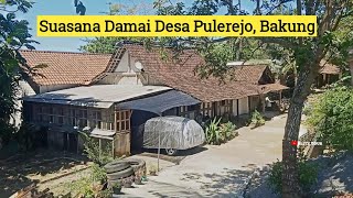 Suasana damai di desa pulerejo kecamatan bakung, blitar jawa timur