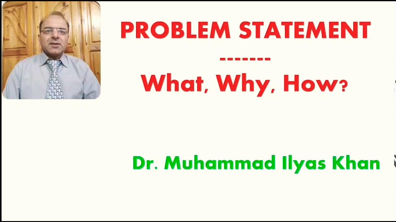 PROBLEM STATEMENT: What, Why, How? - YouTube