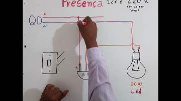 COMO LIGAR UM SENSOR DE PRESENÇA BEM SIMPLES. VEJA ABAIXO NA DESCRIÇÃO...