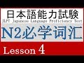 日语 N2 词汇 Lesson 4【気持ち・態度】①