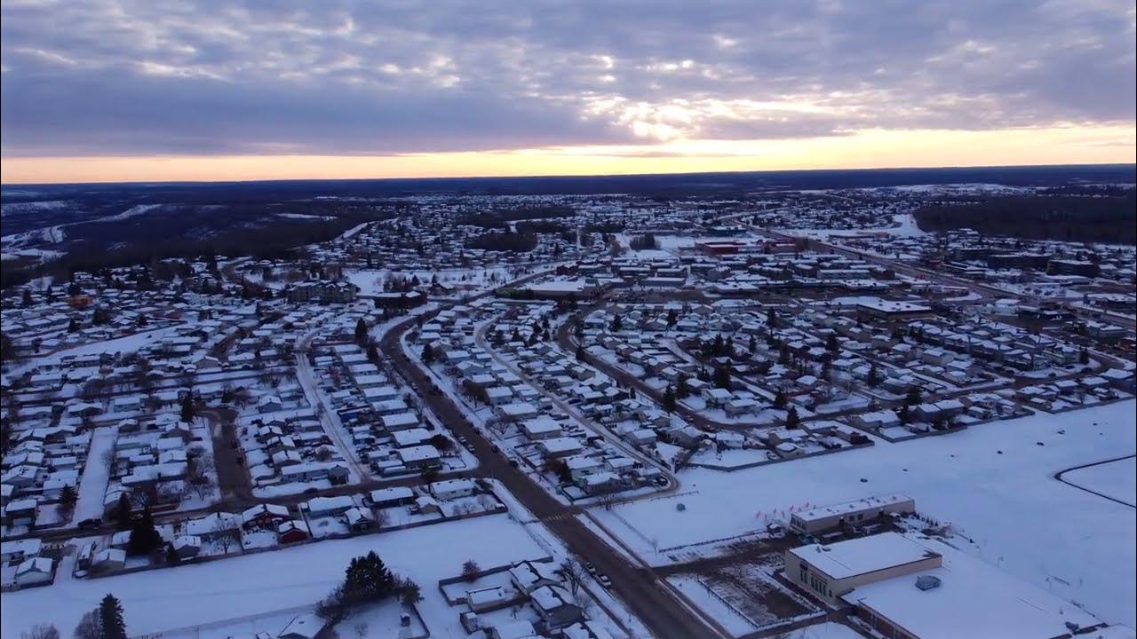 Drone view of Thickwood, Fort McMurray YouTube