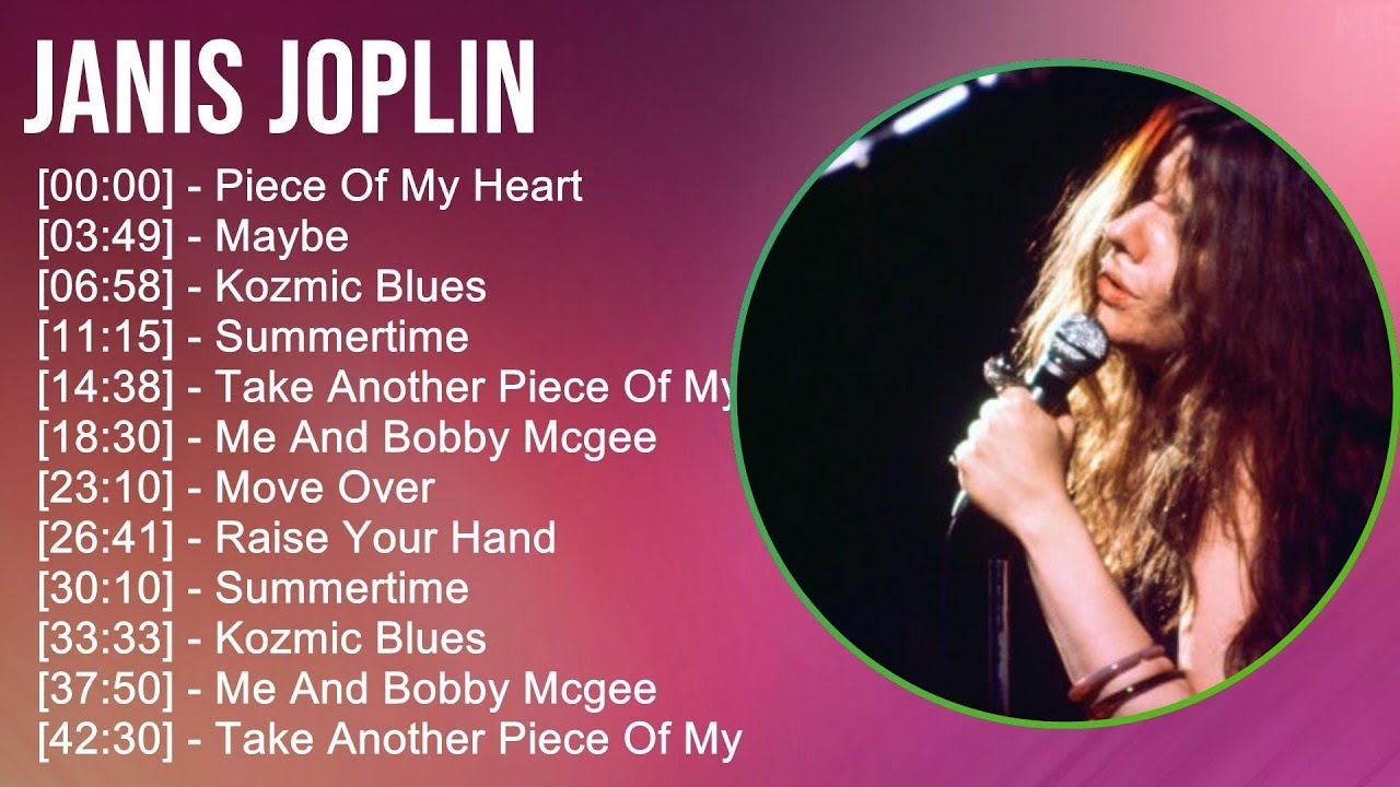 Janis Joplin 2025 MIX Greatest Hits Collection - YouTube