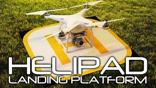 DIY FOLDING HELIPAD - Drone Landing Platform - Homebase for your Drone