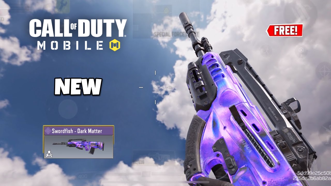 *NEW* FREE Swordfish - Dark Matter Gameplay on COD Mobile!!! - Level 75 ...