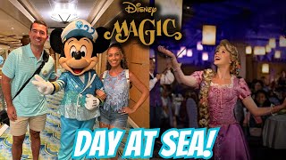 DAY AT SEA on the Disney Magic! | Rapunzel's Royal Table | Silver Anniversary Day 4