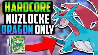 CAN I BEAT A POKÉMON EMERALD HARDCORE NUZLOCKE WITH ONLY DRAGON TYPES!? (Pokémon Challenge)