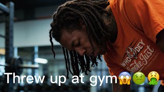 Day 2 being sober gym vlog😱💪🏾