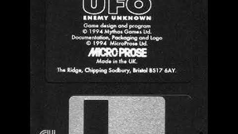 MASTER BOOT RECORD - XCOM: Ufo Defense / UFO: Enemy Unknown