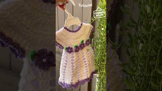 Crochet Baby Dress #crochet #diy #babygirl #girldressdesign