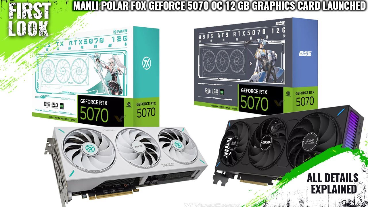 ASUS RTX 5060Ti HX Hatsune Miku OC Edition, RTX 5070 ATS Megalodon