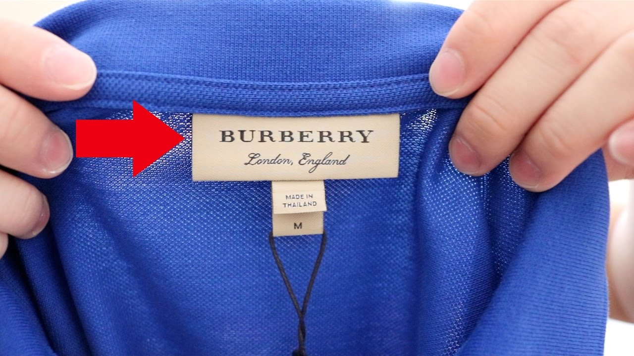 burberry t shirt real vs fake