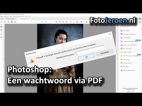 Een foto beveiligen met wachtwoord (Photoshop)