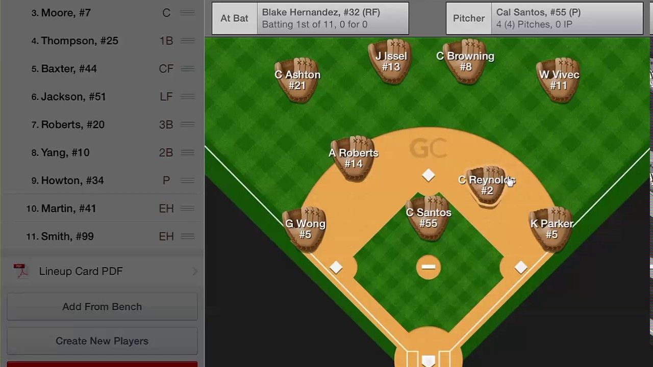 Game Changer Spray Chart