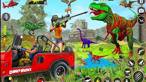 Wild Dinosaur Hunting Game - Dino Hunter 3D - Android Gameplay