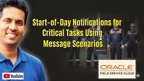 Start-of-Day Notifications for Critical Tasks Using Message Scenarios