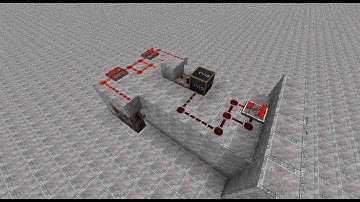 How to build a player detection piston door with command blocks [Minecraft]
