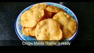 Easy Thattai,Seedai & Murukku Recipe With Maida