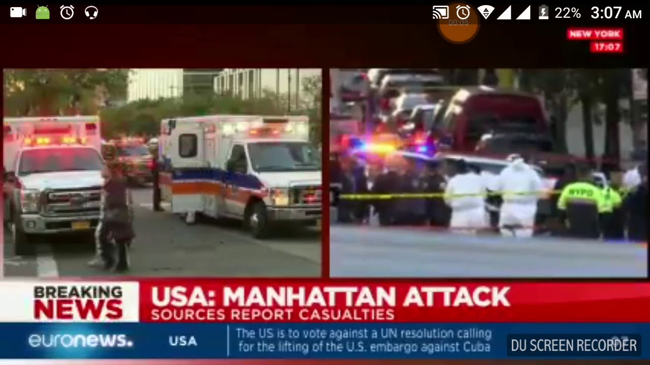 what happened in Manhattan Attack - YouTube