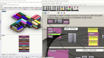 QAP-based space planning tool in Rhino+Grasshopper