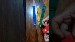 Fine motor skills activity with colors concept #shorts #shortvideo #bestoutofwaste #buttoning