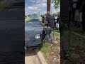Guy instantly regrets doing a burnout leaving vette syndicate meet! #c4 #fire #corvette