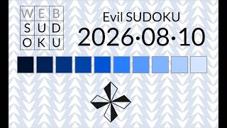 Sudoku Evil,  Aug. 10, 2026