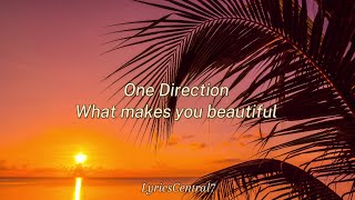 One Direction-What makes you beautiful (lyrics)