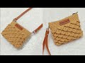 كروشيه شنطة بغرز قشور السمك/bag crochet/tığ işi çanta/bolso de ganchillo/bolsa de crochê/borsa uncin