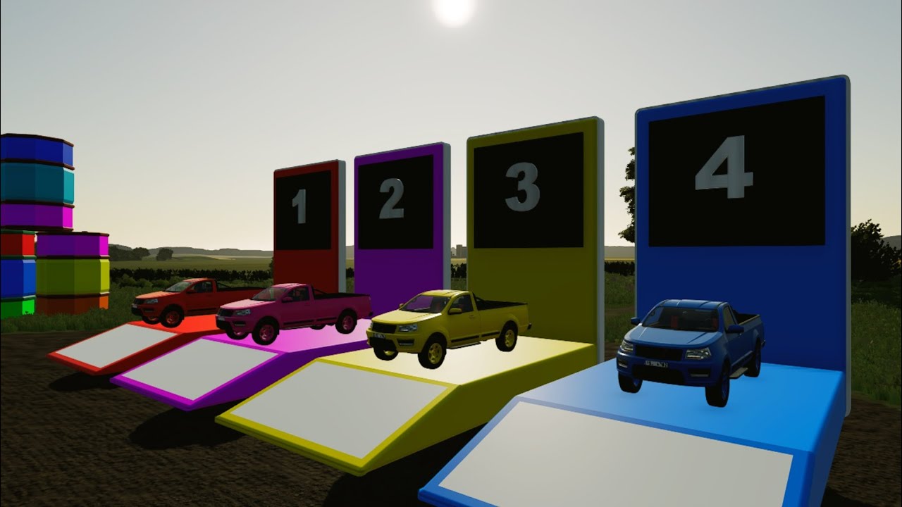 Transport Of Colors  - CHEVROLET PICK UP FS 22 | Farming Simulator 22