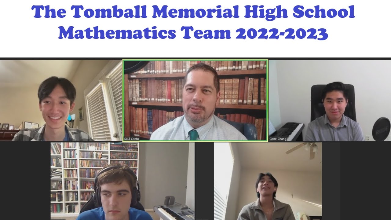 Wildcat Math Tomball Memorial High School Wildcat Mathematics Team, 2022-2023. - YouTube