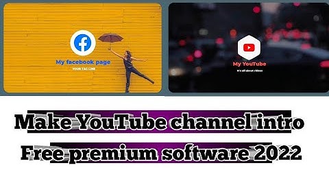Free YouTube Intro Maker for Beginners 2022 (Quick & Easy!)