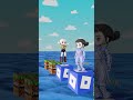 Zoey and Rumi - Roblox and Minecraft Battle 1 #zoey #rumi #animation #shorts