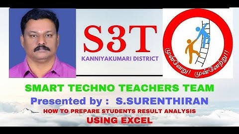 How to Prepare Students Result Analysis using Excel