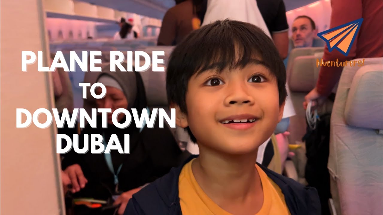 Best Plane Ride to Downtown Dubai! - YouTube