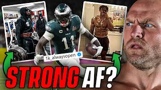 Celebrity Strength and Conditioning Coach Critiques Super Bowl Champ AJ Brown's Training Profile