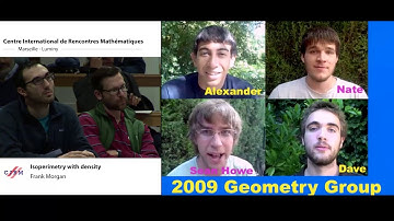 Frank Morgan: Isoperimetry with density