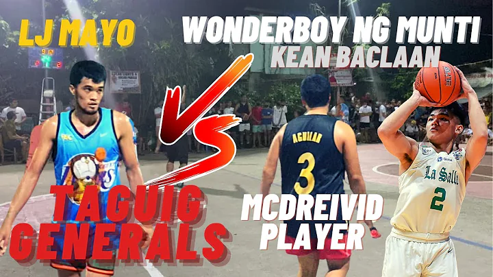 KEAN BACLAAN w MCDREIVID PLAYER vs TAGUIG GENERALS...