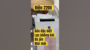 Máy lọc không khí bù ẩm Sharp KI-60TX Sản xuất tại Nhật điện 220V #lockhongkhi