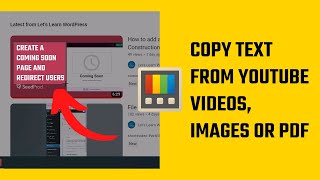How to copy text from your screen - any video (YouTube), image, or PDF for FREE? | Windows PowerToys screenshot 5