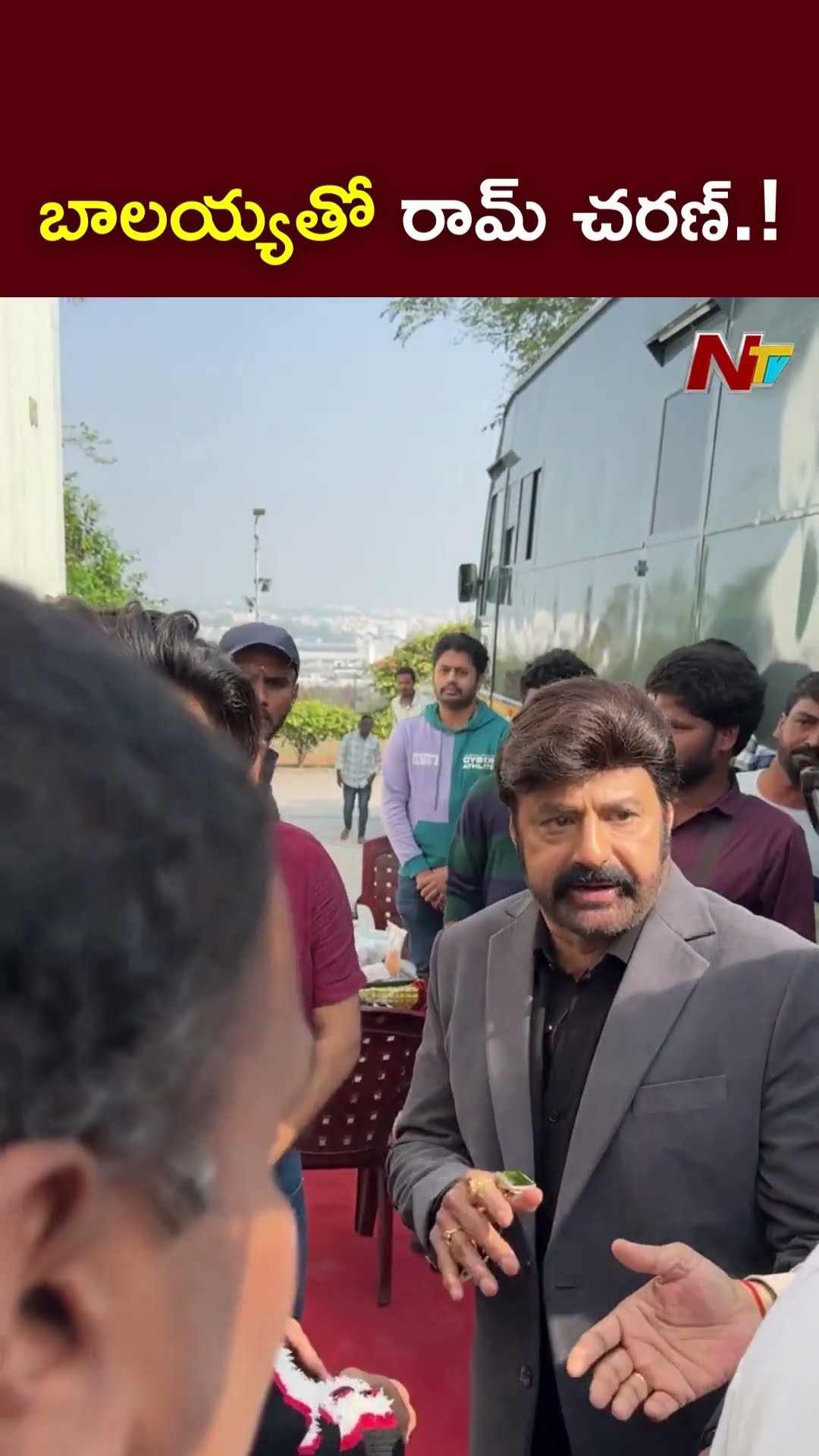 Ram Charan \u0026 Balakrishna at Unstoppable with NBK | Ntv