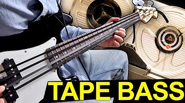 Audio Tape BASS String Experiment
