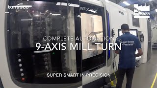 DMG Mori 9-axis Mill Turn Complete Automation