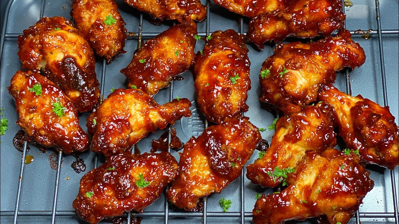 Tasty and Saucy Chicken Wings #food #chickenrecipe #chikendinner  #chickenbarbeque #wings 