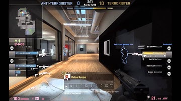 1v4 TEC-9 Clutch 4K | CS:GO