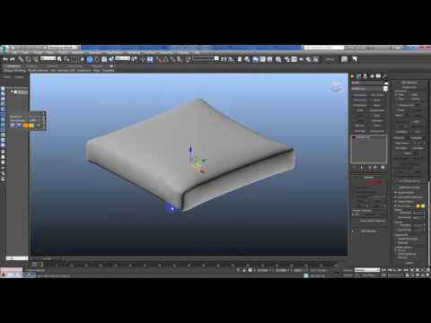 Видео: Как сделать мягкое сидение для дивана в 3dmax, используя cloth